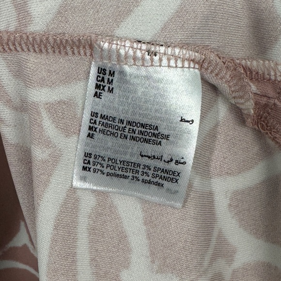 Alfani Women’s Size Medium Pink Floral Print V Neck Loose Fit Tunic Blouse - Picture 6 of 9